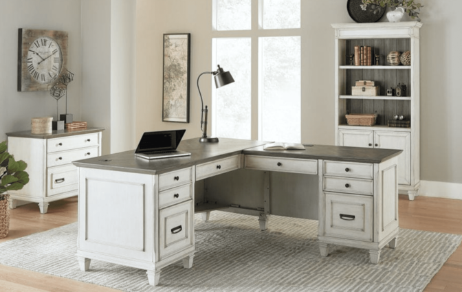 Wood L-Shape Desk