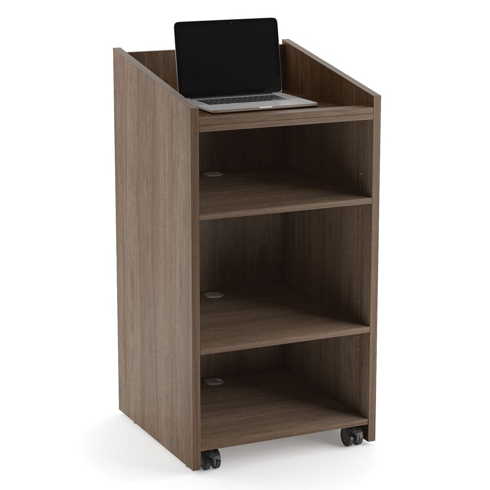 Brooklyn-Mobile-Lectern-Walnut Brooklyn-Mobile-Lectern-Walnut