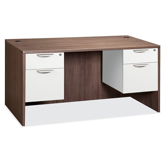 Brooklyn-Series-–-Desk-With-2-Box-File-Pedestals