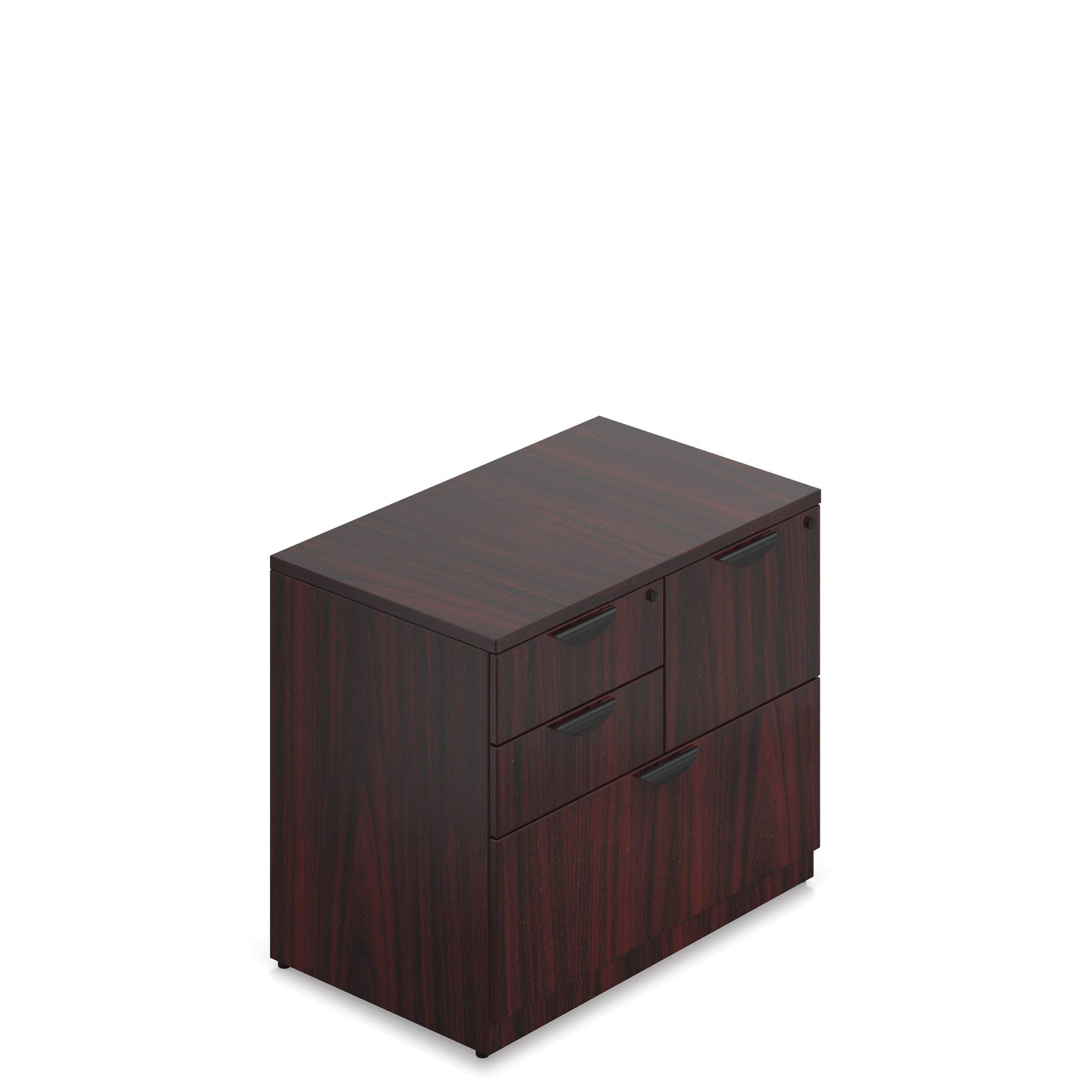 Laminate-Combo-Lateral-File-In-Mahogany Laminate-Combo-Lateral-File-In-Mahogany