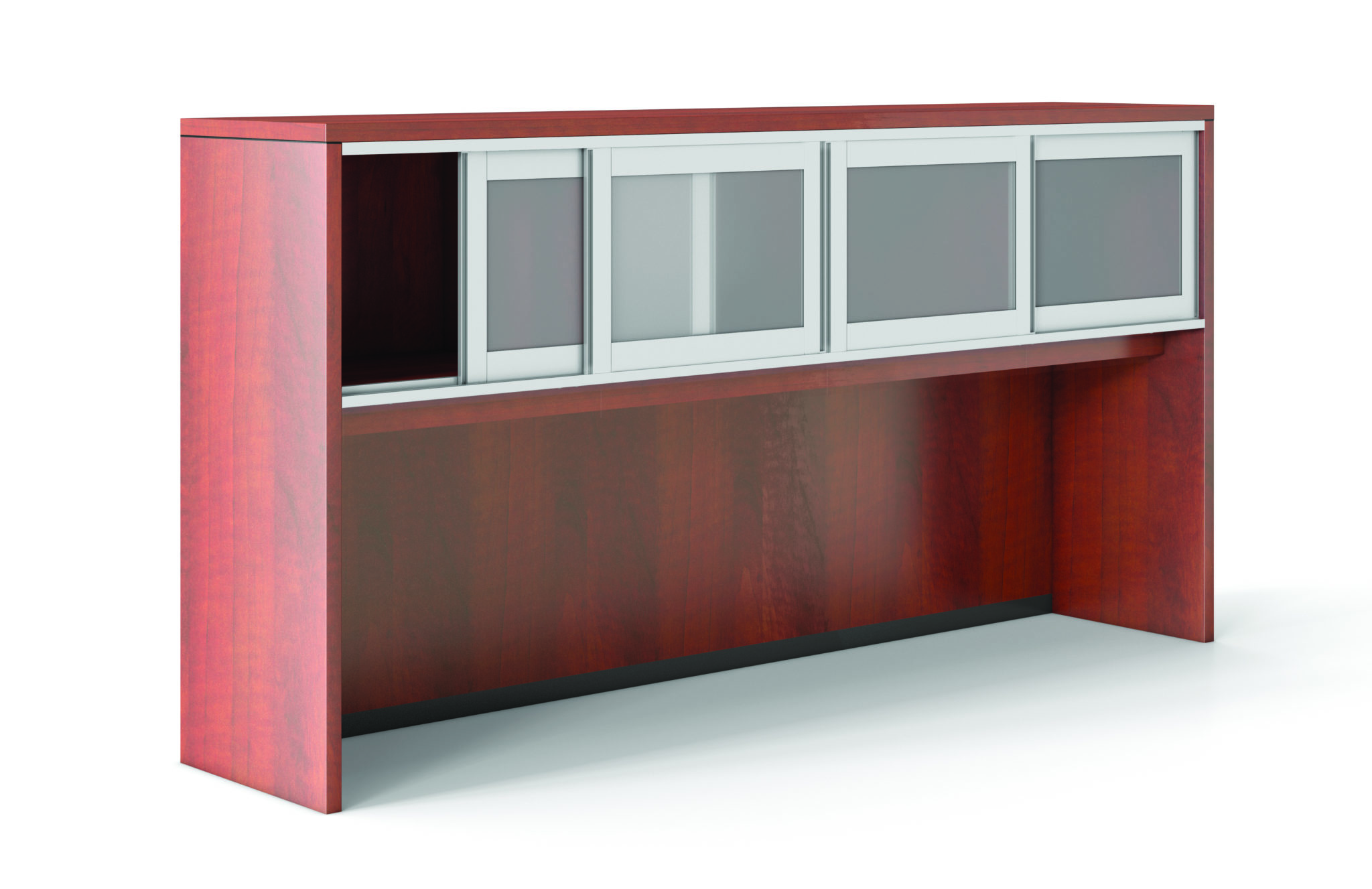 brooklyn-series-laminate-hutch-with-sliding-frosted-glass-silver-doors