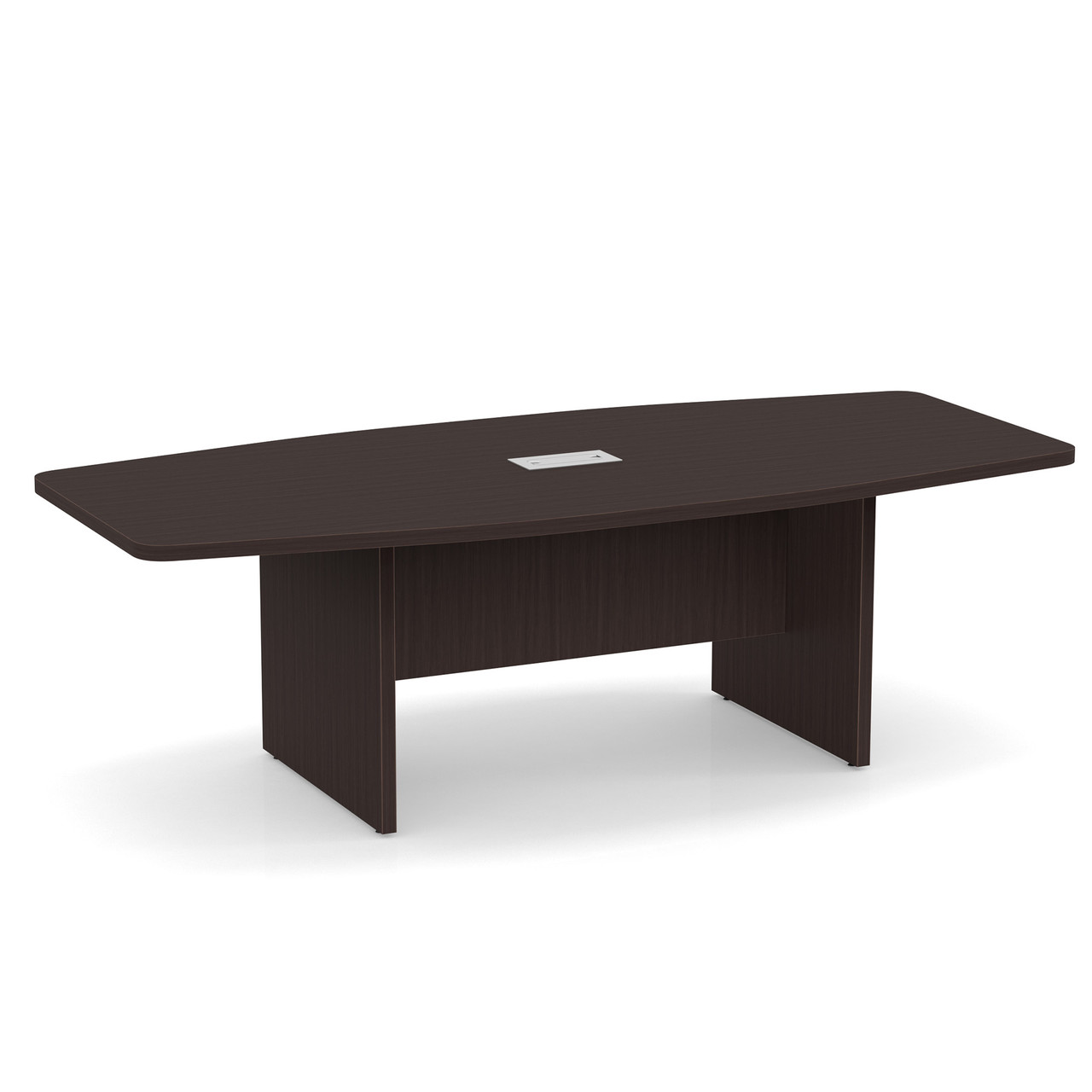6' Espresso Boat Shaped Conference Table 6' Espresso Boat Shaped Conference Table