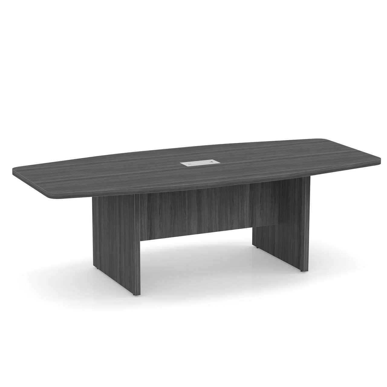 6' Grey Boat Shaped Conference Table 6' Grey Boat Shaped Conference Table