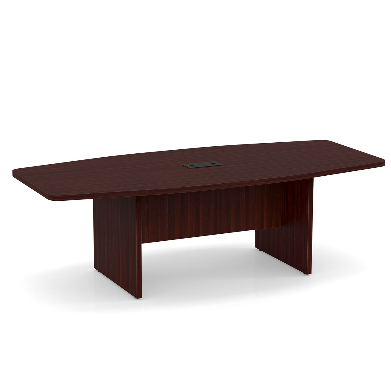 6' Mahogany Boat Shaped Conference Table 6' Mahogany Boat Shaped Conference Table